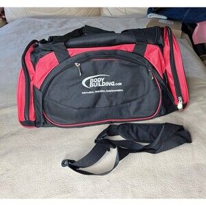 Brand New Bodybuilding.com Large Gym Bag Shoe Storage Pocket with Shoulder Strap